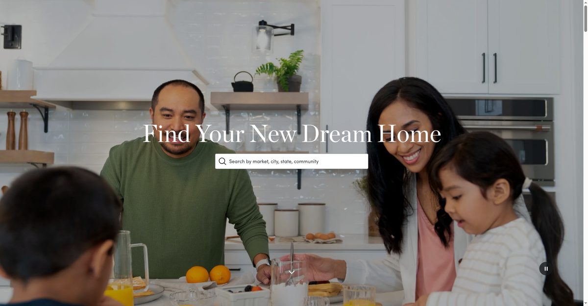 The current khov.com homepage